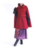 【アクシーズファム/axes femme】のダブルボタンケープコート 人気、トレンドファッション・服の通販 founy(ファニー) ファッション Fashion レディースファッション Fashion for Women アウター Coat / Outerwear Collection コート・ロングコート・ピーコート Long Coats, Peacoats & More ガーリー Girly, Feminine Style クラシカル Classical, Vintage-Inspired ショート Short, Short Length スタイリッシュ Stylish, Fashionable ダブル Double, Double-Breasted ボトム Bottoms, Lower Wear リボン Ribbon, Bow レース Lace, Lace Fabric ロング Long, Long-Length エレガント 上品 Elegant thumbnail ワイン|ID: prp329100004835801 ipo3291000000035224259