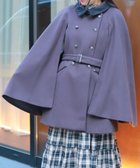 【アクシーズファム/axes femme】のダブルボタンケープコート 人気、トレンドファッション・服の通販 founy(ファニー) ファッション Fashion レディースファッション Fashion for Women アウター Coat / Outerwear Collection コート・ロングコート・ピーコート Long Coats, Peacoats & More ガーリー Girly, Feminine Style クラシカル Classical, Vintage-Inspired ショート Short, Short Length スタイリッシュ Stylish, Fashionable ダブル Double, Double-Breasted ボトム Bottoms, Lower Wear リボン Ribbon, Bow レース Lace, Lace Fabric ロング Long, Long-Length エレガント 上品 Elegant thumbnail チャコール|ID: prp329100004835801 ipo3291000000035224262