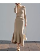 【アニュアンス/anuans】のリュクスビスコースイレヘムニットスカート 人気、トレンドファッション・服の通販 founy(ファニー) ファッション Fashion レディースファッション Fashion for Women スカート Skirts シルク Silk, 100% Silk 再入荷 Restock / Back in Stock おすすめ Recommended / Our Picks thumbnail BEIGE|ID: prp329100004835810 ipo3291000000035224310