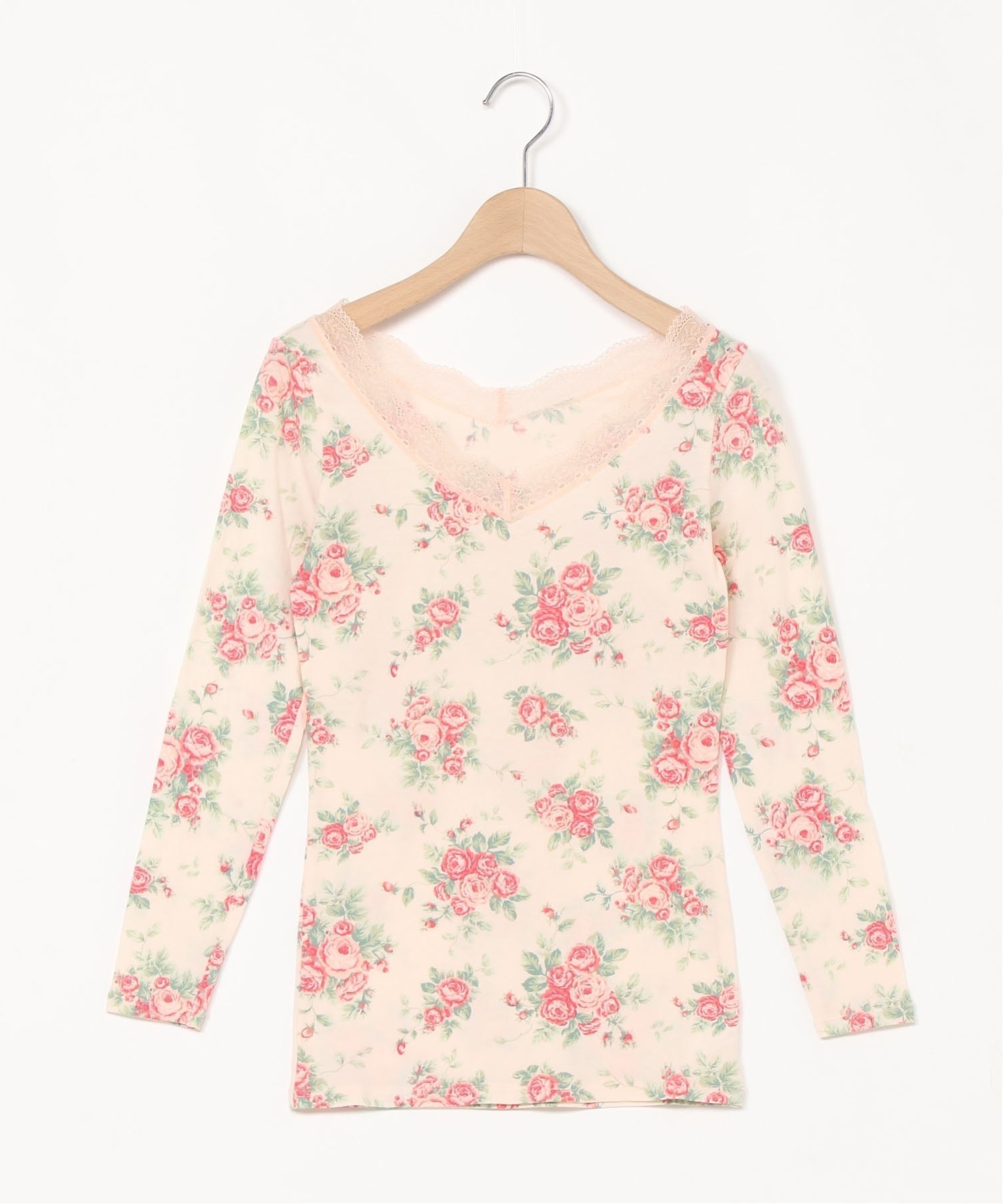 【キッドブルー/KID BLUE】の25オータムローズ 長袖インナー 人気、トレンドファッション・服の通販 founy(ファニー) 　ファッション　Fashion　レディースファッション　Fashion for Women　トップス・カットソー　Cut & Sew Tops　インナー　Innerwear　オータム　Autumn Fashion　クラシック　Classic, Timeless Style　ローズ　Rose, Rose Motif　長袖　Long Sleeve, Full Sleeve　 other-1|ID: prp329100004835822 ipo3291000000035224369