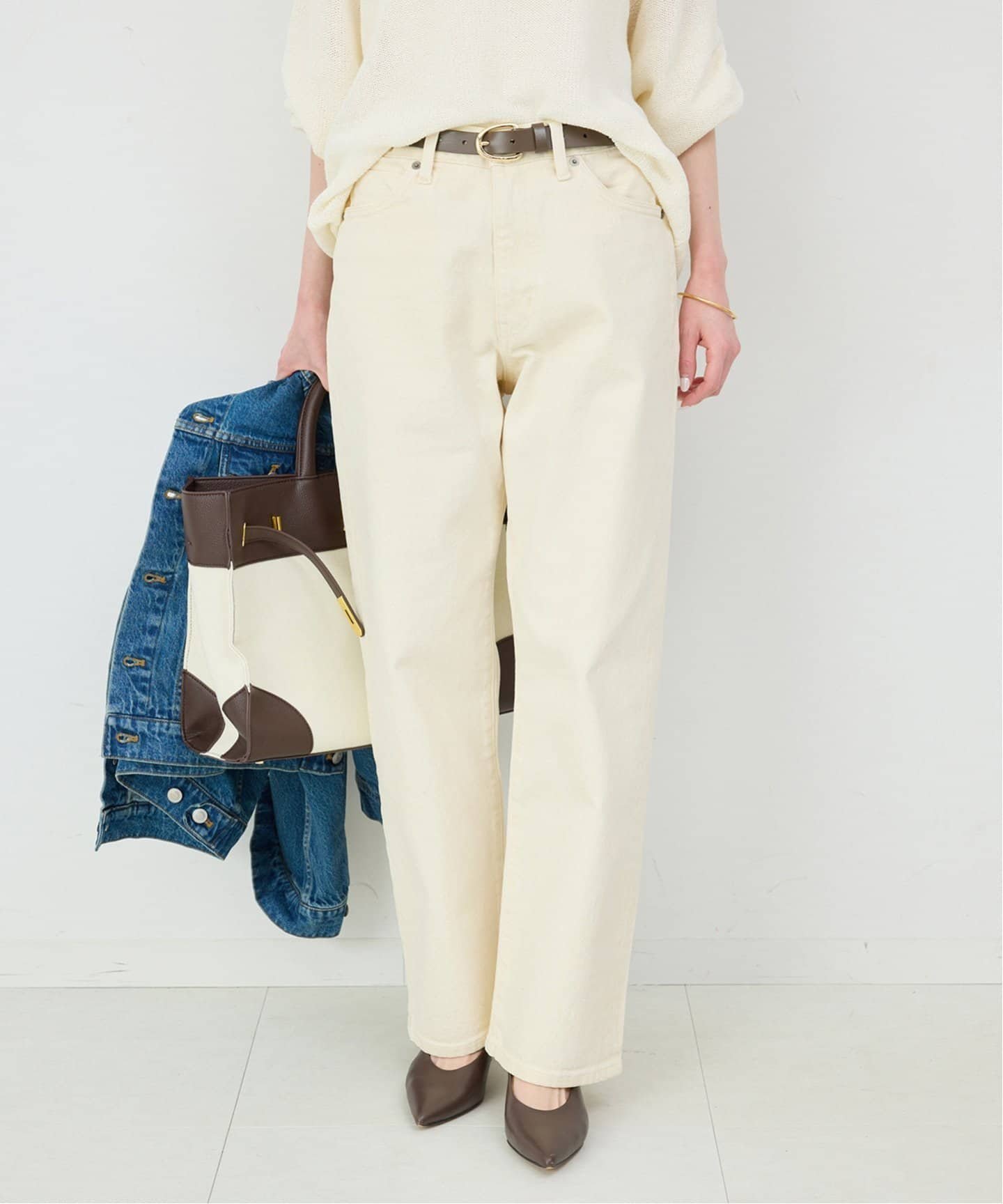 【スローブ イエナ/SLOBE IENA】の《一部店舗・WEB限定カラーあり/追加5》LE DENIM ストレートパンツ インテリア・キッズ・メンズ・レディースファッション・服の通販 founy(ファニー) 　ファッション　Fashion　レディースファッション　Fashion for Women　パンツ　Pants & Trousers　イエロー　Yellow　春　Spring　ストレート　Straight, Straight Cut　デニム　Denim, Jeans Material　フィット　Fit, Slim Fit　ベーシック　Basic, Essential　おすすめ　Recommended / Our Picks　2024年　2024　2024-2025秋冬・A/W　Autumn/Winter 2024–25 AW24–25　イエロー|ID: prp329100004835825 ipo3291000000035224417