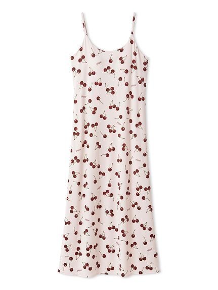 【ジェラート ピケ/gelato pique】のチェリー柄カップインキャミワンピース インテリア・キッズ・メンズ・レディースファッション・服の通販 founy(ファニー) 　ファッション　Fashion　レディースファッション　Fashion for Women　ワンピース　Dresses　キャミソールワンピース　Camisole Dresses　おすすめ　Recommended / Our Picks　カットソー　Cut and Sewn Top　カーディガン　Cardigan, Knitwear　キャミソール　Camisole, Spaghetti Strap Top　シンプル　Simple, Minimal　スマート　Smart, Elegant　チェリー　Cherry, Cherry Pattern　プリント　Print, Printed Pattern　PNK[066]|ID: prp329100004835826 ipo3291000000035224420