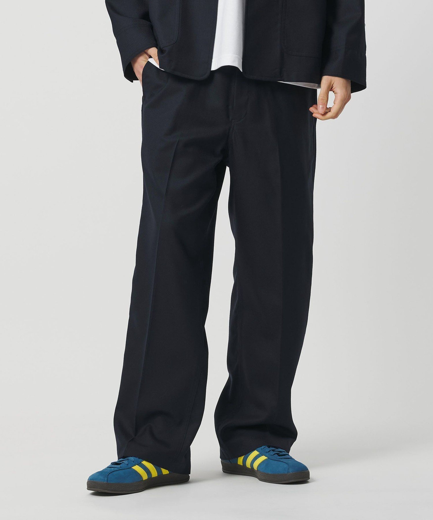 【ビューティ&ユース ユナイテッドアローズ/BEAUTY&YOUTH / UNITED ARROWS】のCGS. TW サキソニー ワーク パンツ 人気、トレンドファッション・服の通販 founy(ファニー) 　ファッション　Fashion　レディースファッション　Fashion for Women　パンツ　Pants & Trousers　テーパード　Tapered, Tapered Pants　フィット　Fit, Slim Fit　リラックス　Relax, Relaxed Fit　ワーク　Workwear, Utility Style　エレガント 上品　Elegant　 other-1|ID: prp329100004835832 ipo3291000000035224473