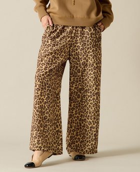 【リエス/Liesse】のヒョウ柄プリントイージーパンツ 人気、トレンドファッション・服の通販 founy(ファニー) ファッション Fashion レディースファッション Fashion for Women パンツ Pants & Trousers クール Cool, Chic ヒョウ Leopard, Animal Print プリント Print, Printed Pattern 秋 Autumn |ID:prp329100004835834