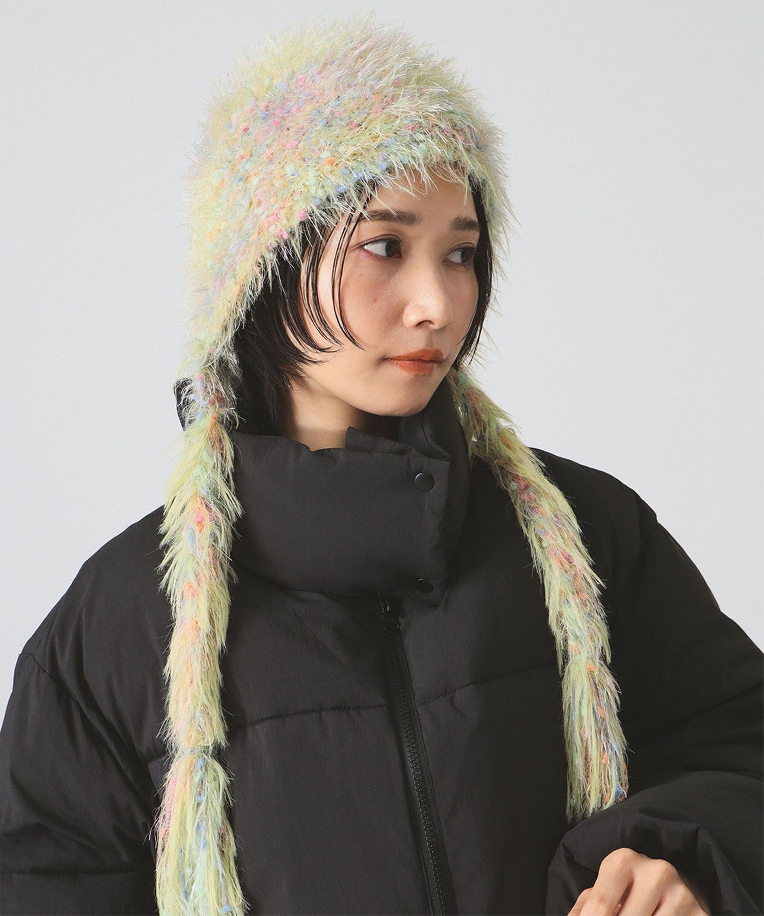 【ビームス ウイメン/BEAMS】のボンネット ミックス フード インテリア・キッズ・メンズ・レディースファッション・服の通販 founy(ファニー) 　ファッション　Fashion　レディースファッション　Fashion for Women　フィット　Fit, Slim Fit　フェミニン　Feminine, Girly　ミックス　Mix, Mixed Style　冬　Winter / This Winter　防寒　Cold Protection, Winter-Ready　YELLOW|ID: prp329100004835853 ipo3291000000035224653