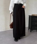 【ゼヴォン/Thevon】のベルト付きナロースカート 人気、トレンドファッション・服の通販 founy(ファニー) ファッション Fashion レディースファッション Fashion for Women スカート Skirts ベルト&ウエストマーク Belts & Waist Accessories カットソー Cut and Sewn Top スウェット / スエット Sweatshirt, Sweatwear A/W・秋冬 Autumn/Winter 再入荷 Restock / Back in Stock おすすめ Recommended / Our Picks エレガント 上品 Elegant 2026年 2026 thumbnail ブラック|ID: prp329100004835855 ipo3291000000035224659