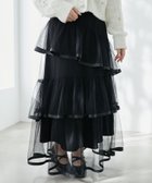 【マジェスティック レゴン/MAJESTIC LEGON】のバックレースアップチュールスカート 人気、トレンドファッション・服の通販 founy(ファニー) ファッション Fashion レディースファッション Fashion for Women スカート Skirts シンプル Simple, Minimal ダウン Down, Puffer チュール Tulip, Tulip Motif ティアード Tiered, Tiered Style フェミニン Feminine, Girly 再入荷 Restock / Back in Stock エレガント 上品 Elegant thumbnail ブラック|ID: prp329100004835864 ipo3291000000035224713