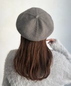【シェトワ/Chez toi】のニットベレー帽 人気、トレンドファッション・服の通販 founy(ファニー) ファッション Fashion レディースファッション Fashion for Women トップス・カットソー Cut & Sew Tops ニット Knit Tops & Sweaters フィット Fit, Slim Fit フォルム Silhouette, Form 再入荷 Restock / Back in Stock thumbnail チャコールグレー|ID: prp329100004835872 ipo3291000000035224764