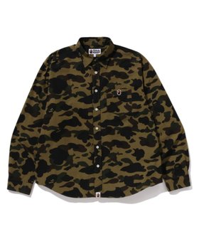 【アベイシングエイプ/A BATHING APE / MEN】の1ST CAMO ONE POINT RELAXED FIT LS SHIRT 人気、トレンドファッション・服の通販 founy(ファニー) ファッション Fashion メンズファッション Fashion for Men ワンポイント One Point, Statement Accent 長袖 Long Sleeve, Full Sleeve |ID:prp329100004835878