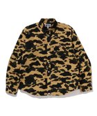 【アベイシングエイプ/A BATHING APE / MEN】の1ST CAMO ONE POINT RELAXED FIT LS SHIRT 人気、トレンドファッション・服の通販 founy(ファニー) ファッション Fashion メンズファッション Fashion for Men ワンポイント One Point, Statement Accent 長袖 Long Sleeve, Full Sleeve thumbnail YELLOW|ID: prp329100004835878 ipo3291000000035224829