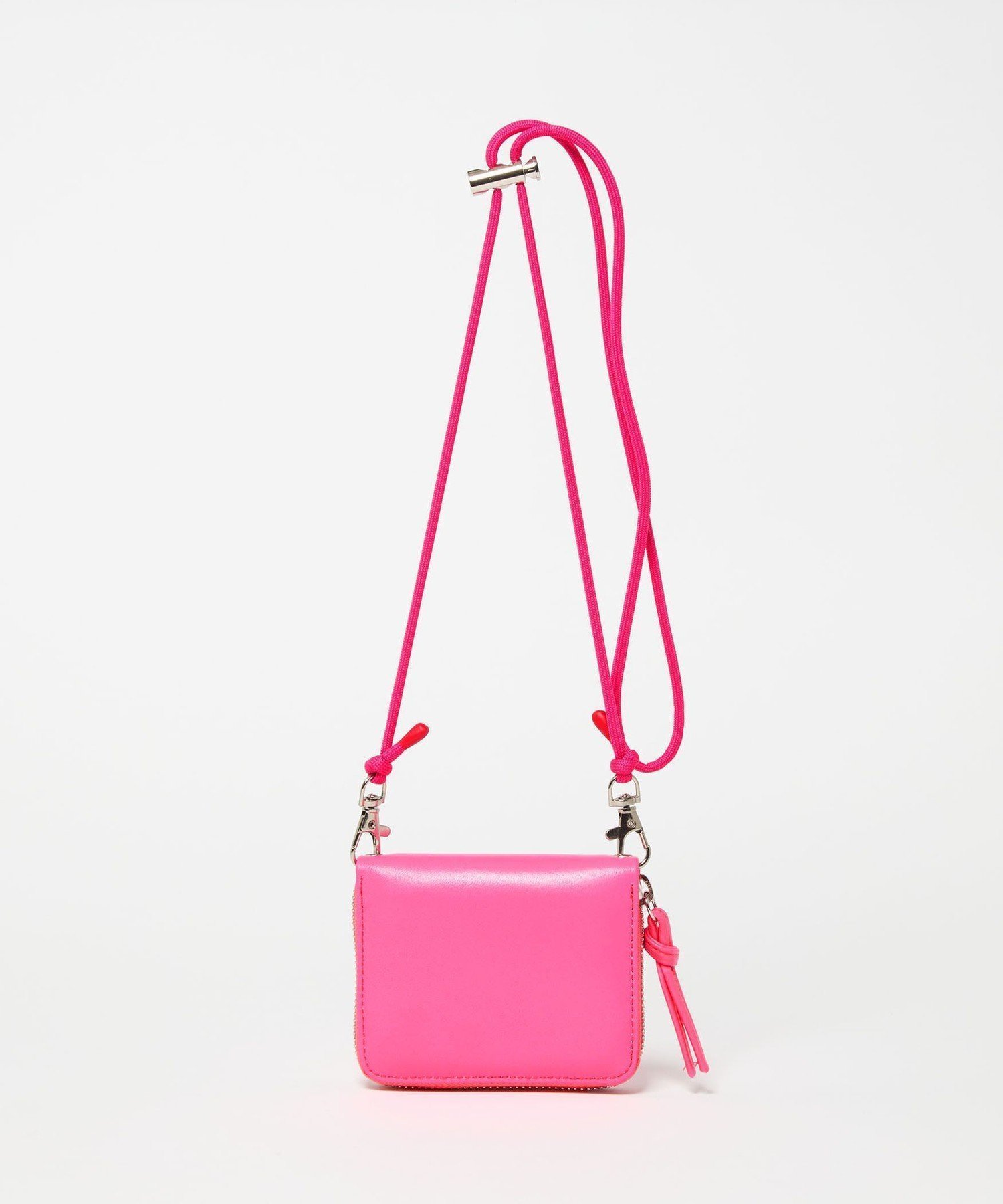 【ユナイテッドアローズ/UNITED ARROWS】の【別注】 perche コード2WAY ウォレット / 財布 インテリア・キッズ・メンズ・レディースファッション・服の通販 founy(ファニー) 　ファッション　Fashion　レディースファッション　Fashion for Women　ミニ財布・二つ折り財布　Wallets & Card Cases　イタリア　Italy　ウォレット　Wallet　コイン　Coin, Coin Design　コンパクト　Compact, Small Size　スリット　Slit, Slit Detail　財布　Wallet, Purse　ネオン　Neon, Neon Color　別注　Limited Edition, Custom Order　アウトレット　Outlet / Clearance　旅行　Travel　PINK|ID: prp329100004835899 ipo3291000000035224961