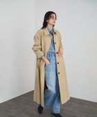 【サロン アダム エ ロペ/SALON adam et rope'】の【WEB限定】エフォートレスステンカラーコート 人気、トレンドファッション・服の通販 founy(ファニー) ファッション Fashion レディースファッション Fashion for Women アウター Coat / Outerwear Collection コート・ロングコート・ピーコート Long Coats, Peacoats & More ウォーム Warm Fabric ヴィンテージ Vintage Style 春 Spring 秋 Autumn スタンド Stand Collar, Upright Stand セットアップ Set-Up, Coordinated Outfit ツイル Twist, Twisted Detail ハーフ Half, Half-Length ポケット Pocket, Pocket Detail ロング Long, Long-Length エレガント 上品 Elegant thumbnail ベージュ(27)|ID: prp329100004835904 ipo3291000000035225021