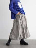 【ラシュッド/LASUD】のシャーリングバルーンスカート 人気、トレンドファッション・服の通販 founy(ファニー) ファッション Fashion レディースファッション Fashion for Women スカート Skirts シャーリング Shirring, Ruched シンプル Simple, Minimal バルーン Balloon, Balloon Silhouette thumbnail グレー|ID: prp329100004835928 ipo3291000000035225229
