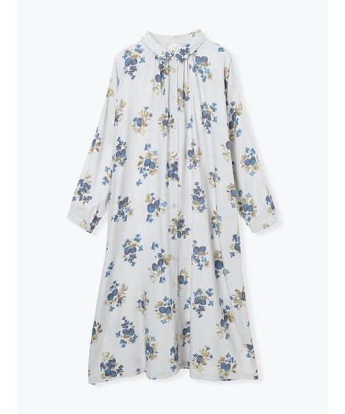 【ルディックパーク/LUDIC PARK】の水彩花柄ワンピース 人気、トレンドファッション・服の通販 founy(ファニー) 　ファッション　Fashion　レディースファッション　Fashion for Women　ワンピース　Dresses　おすすめ　Recommended / Our Picks　カーディガン　Cardigan, Knitwear　フレア　Flare, Flared　 other-1|ID: prp329100004835934 ipo3291000000035225256