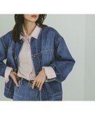 【グローバルワーク/GLOBAL WORK】のGOODデニムノーカラージャケット/601266 人気、トレンドファッション・服の通販 founy(ファニー) ファッション Fashion レディースファッション Fashion for Women アウター Coat / Outerwear Collection レディースジャケット・軽アウター Jackets ノーカラージャケット / シンプル上品コーデ Collarless Jackets おすすめ Recommended / Our Picks ジャケット Jacket, Outerwear スウェット / スエット Sweatshirt, Sweatwear ストレート Straight, Straight Cut スリム Slim, Slim Fit デニム Denim, Jeans Material フリンジ Fringe, Tassel ポケット Pocket, Pocket Detail ミックス Mix, Mixed Style 人気 Popular, Best Seller 春 Spring 羽織 Haori, Light Jacket thumbnail ミデイアムブルー85|ID: prp329100004835935 ipo3291000000035225260