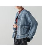 【グローバルワーク/GLOBAL WORK】のGOODデニムノーカラージャケット/601266 人気、トレンドファッション・服の通販 founy(ファニー) ファッション Fashion レディースファッション Fashion for Women アウター Coat / Outerwear Collection レディースジャケット・軽アウター Jackets ノーカラージャケット / シンプル上品コーデ Collarless Jackets おすすめ Recommended / Our Picks ジャケット Jacket, Outerwear スウェット / スエット Sweatshirt, Sweatwear ストレート Straight, Straight Cut スリム Slim, Slim Fit デニム Denim, Jeans Material フリンジ Fringe, Tassel ポケット Pocket, Pocket Detail ミックス Mix, Mixed Style 人気 Popular, Best Seller 春 Spring 羽織 Haori, Light Jacket thumbnail ライトブルー83|ID: prp329100004835935 ipo3291000000035225263