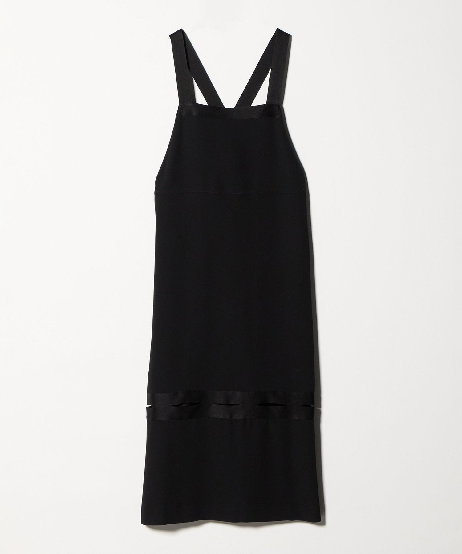 【ビューティ&ユース ユナイテッドアローズ/BEAUTY&YOUTH / UNITED ARROWS】の6(ROKU) サテン ジョーゼット エプロン ワンピース 人気、トレンドファッション・服の通販 founy(ファニー) 　ファッション　Fashion　レディースファッション　Fashion for Women　ワンピース　Dresses　カットソー　Cut and Sewn Top　キャミソール　Camisole, Spaghetti Strap Top　サテン　Satin, Glossy Fabric　ジョーゼット　Georgette, Semi-Sheer Fabric　スリット　Slit, Slit Detail　タイツ　Tights, Legwear　ラップ　Wrap, Wrap Design　 other-1|ID: prp329100004835941 ipo3291000000035225284