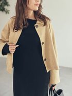 【ミラオーウェン/Mila Owen】のショート丈ステンカラーリサイクルスウェードブルゾン 人気、トレンドファッション・服の通販 founy(ファニー) ファッション Fashion レディースファッション Fashion for Women アウター Coat / Outerwear Collection ブルゾンジャケット・スポーティアウター Blouson Jackets コンパクト Compact, Small Size 今季 This Season, Current Season ショート Short, Short Length スタイリッシュ Stylish, Fashionable スマート Smart, Elegant トレンド Trend, Trending Now ブルゾン Blouson, Bomber Jacket ポケット Pocket, Pocket Detail モダン Modern, Contemporary リアル Real, Realistic ワーク Workwear, Utility Style エレガント 上品 Elegant thumbnail BEG[037]|ID: prp329100004835945 ipo3291000000035225309