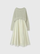 【アニュアンス/anuans】のニットレイヤードキャミワンピース 人気、トレンドファッション・服の通販 founy(ファニー) ファッション Fashion レディースファッション Fashion for Women ワンピース Dresses キャミソールワンピース Camisole Dresses キャミワンピース Cami Dress, Slip Dress シアー Sheer, See-Through ショルダー Shoulder, Shoulder Strap 再入荷 Restock / Back in Stock thumbnail MINT|ID: prp329100004835947 ipo3291000000035225332