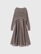 【アニュアンス/anuans】のニットレイヤードキャミワンピース 人気、トレンドファッション・服の通販 founy(ファニー) ファッション Fashion レディースファッション Fashion for Women ワンピース Dresses キャミソールワンピース Camisole Dresses キャミワンピース Cami Dress, Slip Dress シアー Sheer, See-Through ショルダー Shoulder, Shoulder Strap 再入荷 Restock / Back in Stock thumbnail MOCA|ID: prp329100004835947 ipo3291000000035225333