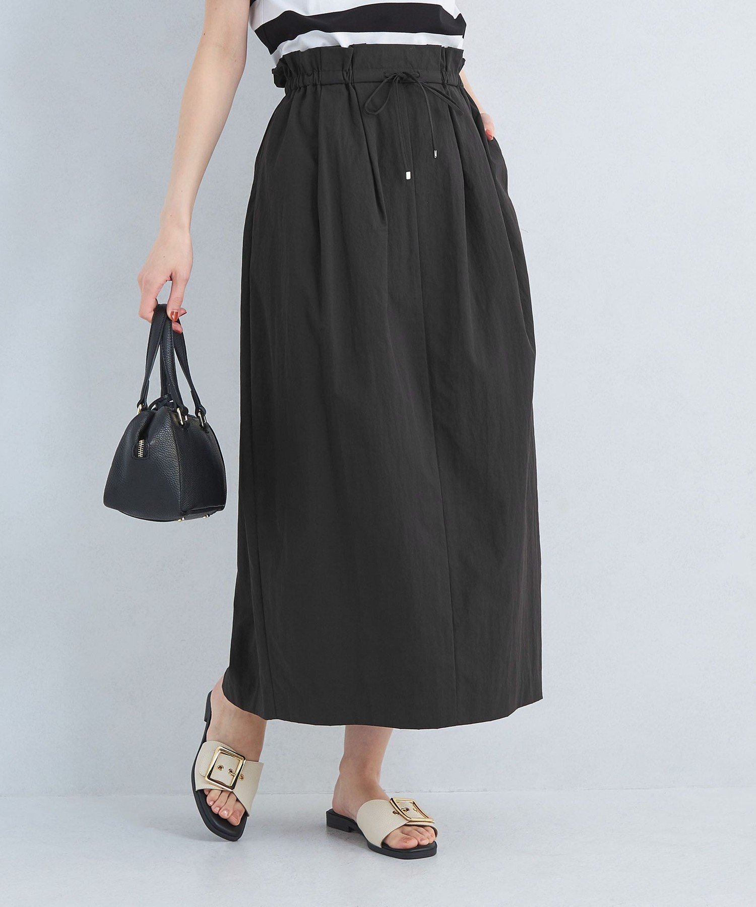 【ユナイテッドアローズ/UNITED ARROWS】のウエスト ギャザー バブル スカート 人気、トレンドファッション・服の通販 founy(ファニー) 　ファッション　Fashion　レディースファッション　Fashion for Women　スカート　Skirts　おすすめ　Recommended / Our Picks　アメリカン　American Style　ギャザー　Gathered, Ruffled　コクーン　Cocoon, Cocoon Silhouette　スリーブ　Sleeve, Long Sleeve / Short Sleeve　タンク　Tank Top, Sleeveless Top　トレンド　Trend, Trending Now　夏　Summer　 other-1|ID: prp329100004835962 ipo3291000000035225461