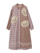 【ピンクハウス/PINK HOUSE】のくまアップリケ使いオリジナルタータンチェックワンピース 人気、トレンドファッション・服の通販 founy(ファニー) ファッション Fashion レディースファッション Fashion for Women ワンピース Dresses ウォーム Warm Fabric パッチワーク Patchwork, Mixed Fabric ピーチ Peach, Soft Touch フリル Frill, Ruffle thumbnail シロ系|ID: prp329100004835979 ipo3291000000035225636