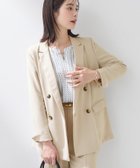 【インディヴィ/INDIVI】の【洗える/多機能/SETUP可】こなれダブルジャケット 人気、トレンドファッション・服の通販 founy(ファニー) ファッション Fashion レディースファッション Fashion for Women アウター Coat / Outerwear Collection レディースジャケット・軽アウター Jackets ヴィンテージ Vintage Style 洗える Machine Washable ジャケット Jacket, Outerwear ストレッチ Stretch, Stretchy Fabric スマート Smart, Elegant ダブル Double, Double-Breasted ポケット Pocket, Pocket Detail リラックス Relax, Relaxed Fit ワイド Wide, Wide Fit おすすめ Recommended / Our Picks thumbnail ベージュ|ID: prp329100004835980 ipo3291000000035225653