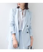 【インディヴィ/INDIVI】の【洗える/多機能/SETUP可】こなれダブルジャケット 人気、トレンドファッション・服の通販 founy(ファニー) ファッション Fashion レディースファッション Fashion for Women アウター Coat / Outerwear Collection レディースジャケット・軽アウター Jackets ヴィンテージ Vintage Style 洗える Machine Washable ジャケット Jacket, Outerwear ストレッチ Stretch, Stretchy Fabric スマート Smart, Elegant ダブル Double, Double-Breasted ポケット Pocket, Pocket Detail リラックス Relax, Relaxed Fit ワイド Wide, Wide Fit おすすめ Recommended / Our Picks thumbnail サックスブルー|ID: prp329100004835980 ipo3291000000035225655