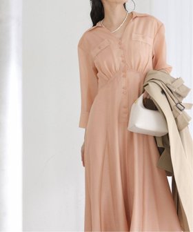 【ラ トータリテ/La TOTALITE】の【洗える】ポケットシャツワンピース 人気、トレンドファッション・服の通販 founy(ファニー) ファッション Fashion レディースファッション Fashion for Women ワンピース Dresses シャツワンピース / 1枚で着映えコーデ Shirt Dresses 2026年 2026 オレンジ Orange ドット Polka Dot, Dot Pattern フレア Flare, Flared エレガント 上品 Elegant 洗える Machine Washable |ID:prp329100004835991