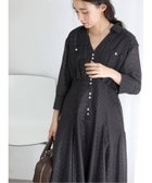 【ラ トータリテ/La TOTALITE】の【洗える】ポケットシャツワンピース 人気、トレンドファッション・服の通販 founy(ファニー) ファッション Fashion レディースファッション Fashion for Women ワンピース Dresses シャツワンピース / 1枚で着映えコーデ Shirt Dresses 2026年 2026 オレンジ Orange ドット Polka Dot, Dot Pattern フレア Flare, Flared エレガント 上品 Elegant 洗える Machine Washable thumbnail ブラック|ID: prp329100004835991 ipo3291000000035225722