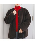 【ルクールブラン/le.coeur blanc】のリバーシブルフェイクムートンコート 人気、トレンドファッション・服の通販 founy(ファニー) ファッション Fashion レディースファッション Fashion for Women アウター Coat / Outerwear Collection コート・ロングコート・ピーコート Long Coats, Peacoats & More おすすめ Recommended / Our Picks パイピング Piping, Trim Design フェイクムートン Faux Shearling, Faux Mouton フェミニン Feminine, Girly ムートン Shearling, Mouton thumbnail ブラウン|ID: prp329100004835995 ipo3291000000035225736