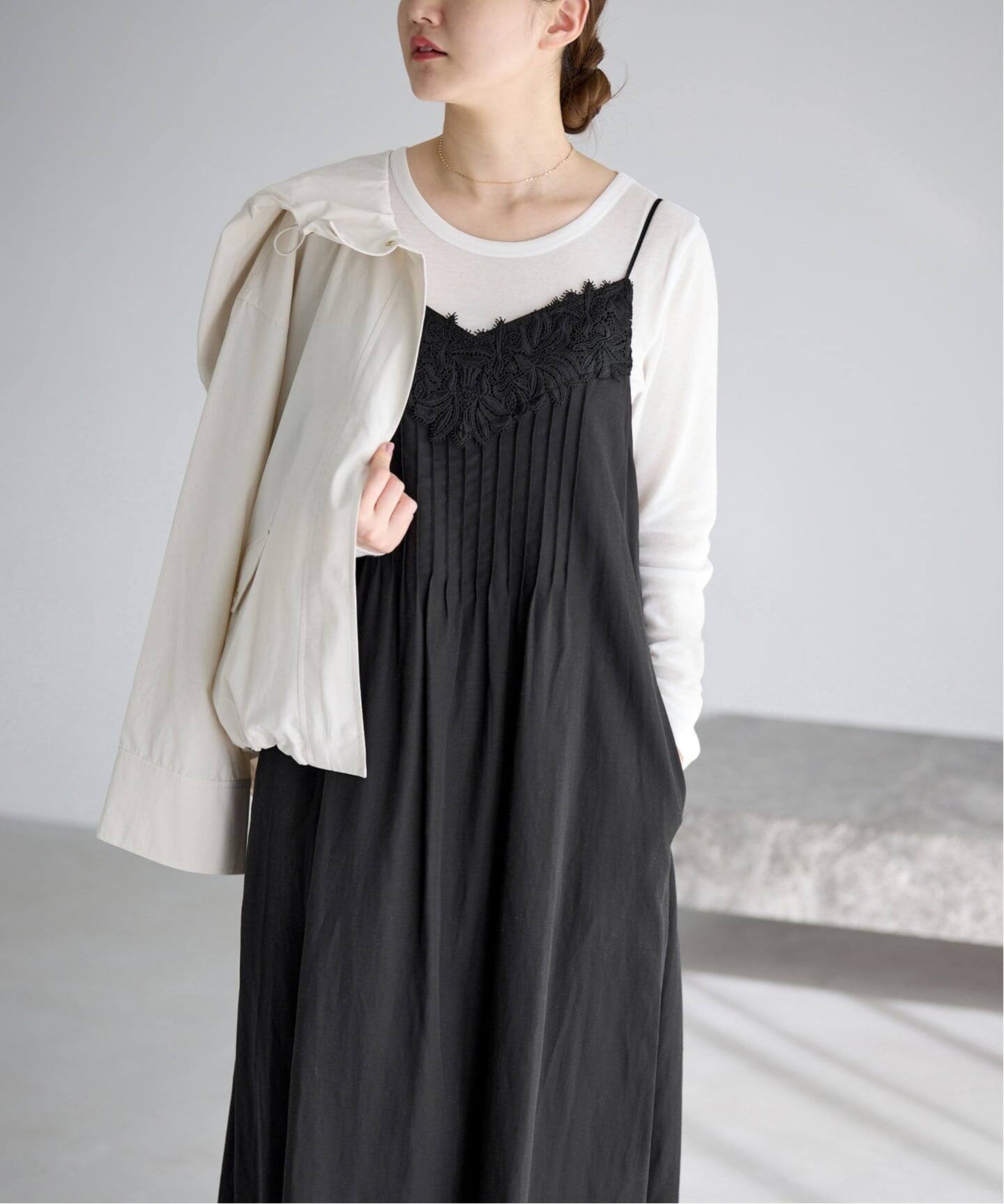 【イエナ/IENA】の《WEB限定/追加 》レースキャミソールワンピース 人気、トレンドファッション・服の通販 founy(ファニー) 　ファッション　Fashion　レディースファッション　Fashion for Women　ワンピース　Dresses　2026年　2026　エレガント 上品　Elegant　キャミソール　Camisole, Spaghetti Strap Top　ケミカル　Chemical, Chemical Wash　バランス　Balance, Style Balance　レース　Lace, Lace Fabric　 other-1|ID: prp329100004835996 ipo3291000000035225739