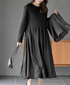 【アールピーエス/rps】の異素材切替バルーンワンピース 人気、トレンドファッション・服の通販 founy(ファニー) ファッション Fashion レディースファッション Fashion for Women ワンピース Dresses バルーン Balloon, Balloon Silhouette ポケット Pocket, Pocket Detail 切替 Switching, Contrast Panel thumbnail ブラック|ID: prp329100004836006 ipo3291000000035225776