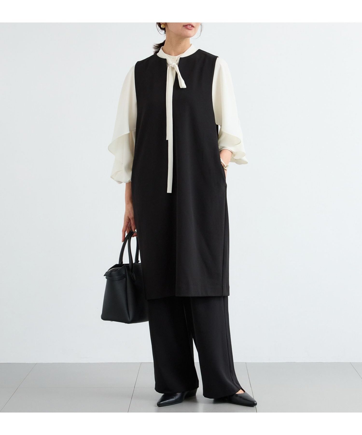 【バンヤードストーム/BARNYARDSTORM】のジョーゼットワンピース / マシンウォッシャブル 人気、トレンドファッション・服の通販 founy(ファニー) 　ファッション　Fashion　レディースファッション　Fashion for Women　ワンピース　Dresses　オケージョン　Occasion Wear　シューズ　Shoes, Footwear　ショート　Short, Short Length　シンプル　Simple, Minimal　ジョーゼット　Georgette, Semi-Sheer Fabric　ストレッチ　Stretch, Stretchy Fabric　スニーカー　Sneakers, Trainers　フラット　Flat, Flat Shoes　エレガント 上品　Elegant　ビジネス 仕事 通勤　Business / Work / Commuting　 other-1|ID: prp329100004836013 ipo3291000000035225817