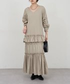 【パルグループ/PAL GROUP】の【SHENERY】ティアードワンピース 人気、トレンドファッション・服の通販 founy(ファニー) ファッション Fashion レディースファッション Fashion for Women ワンピース Dresses おすすめ Recommended / Our Picks ギャザー Gathered, Ruffled ティアードワンピース Tiered Dress, Flared Dress デコルテ Décolleté, Neckline 再入荷 Restock / Back in Stock thumbnail ベージュ|ID: prp329100004836016 ipo3291000000035225831