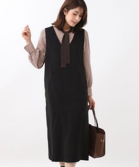 【リフレクト/Reflect】の【すっきりシルエット】スエードライクジャンパースカ-ト 人気、トレンドファッション・服の通販 founy(ファニー) ファッション Fashion レディースファッション Fashion for Women ストレッチ Stretch, Stretchy Fabric スマート Smart, Elegant ポケット Pocket, Pocket Detail |ID:prp329100004836022