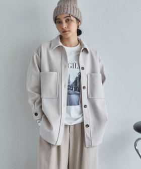 【ドゥ アルシーヴ/Doux archives】のジャージメルトンシャツジャケット 人気、トレンドファッション・服の通販 founy(ファニー) ファッション Fashion レディースファッション Fashion for Women アウター Coat / Outerwear Collection レディースジャケット・軽アウター Jackets ショルダー Shoulder, Shoulder Strap ジャケット Jacket, Outerwear ドロップ Drop Shoulder, Dropped Style パーカー Hoodie, Parka ポケット Pocket, Pocket Detail |ID:prp329100004836025