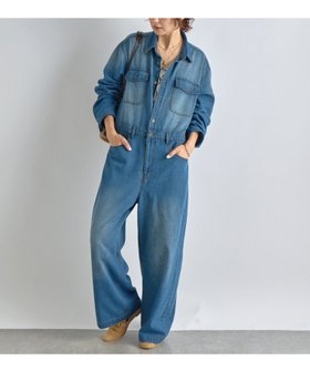 【リヴドロワ/RIVE DROITE】の【一枚で決まる】デニムジャンプスーツ 人気、トレンドファッション・服の通販 founy(ファニー) ファッション Fashion レディースファッション Fashion for Women ワンピース Dresses アクリル Acrylic Material 切替 Switching, Contrast Panel ショルダー Shoulder, Shoulder Strap デニム Denim, Jeans Material トレンド Trend, Trending Now ドロップ Drop Shoulder, Dropped Style フォルム Silhouette, Form ブリーチ Bleach, Washed Finish ポケット Pocket, Pocket Detail ルーズ Loose, Oversized 再入荷 Restock / Back in Stock おすすめ Recommended / Our Picks |ID:prp329100004836033