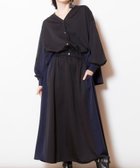 【オズモーシス/OSMOSIS】のバイカラーワンピース 人気、トレンドファッション・服の通販 founy(ファニー) ファッション Fashion レディースファッション Fashion for Women ワンピース Dresses インナー Innerwear セットアップ Set-Up, Coordinated Outfit ポケット Pocket, Pocket Detail 再入荷 Restock / Back in Stock A/W・秋冬 Autumn/Winter thumbnail BLACK|ID: prp329100004836035 ipo3291000000035225968