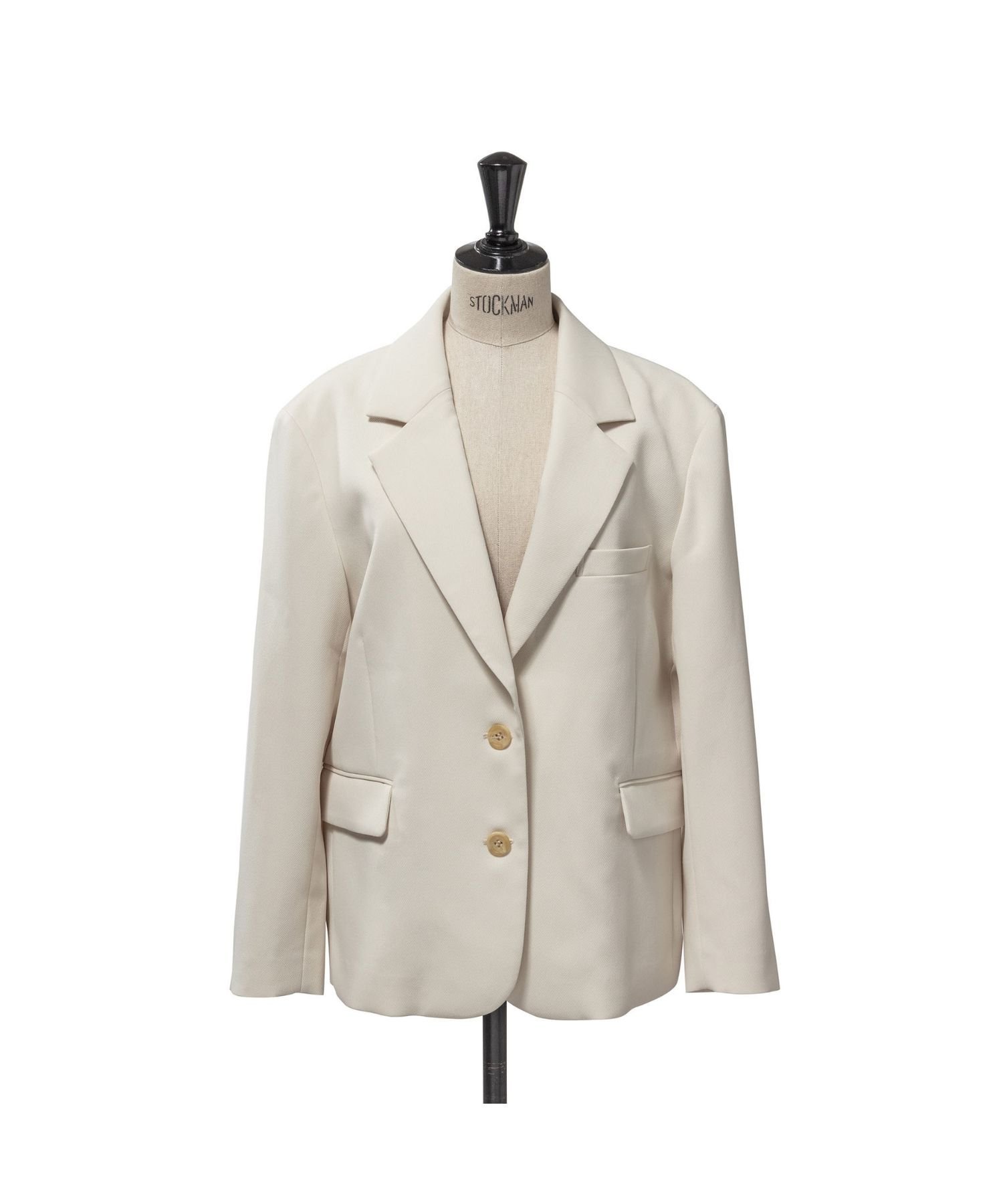 【ティーチ/TEECHI】の「ニュースタンダードジャケット」 スペリオウールミックス インテリア・キッズ・メンズ・レディースファッション・服の通販 founy(ファニー) 　ファッション　Fashion　レディースファッション　Fashion for Women　アウター　Coat / Outerwear Collection　レディースジャケット・軽アウター　Jackets　ジャケット　Jacket, Outerwear　セットアップ　Set-Up, Coordinated Outfit　デニム　Denim, Jeans Material　ミックス　Mix, Mixed Style　ワイド　Wide, Wide Fit　WHITE|ID: prp329100004836036 ipo3291000000035225972