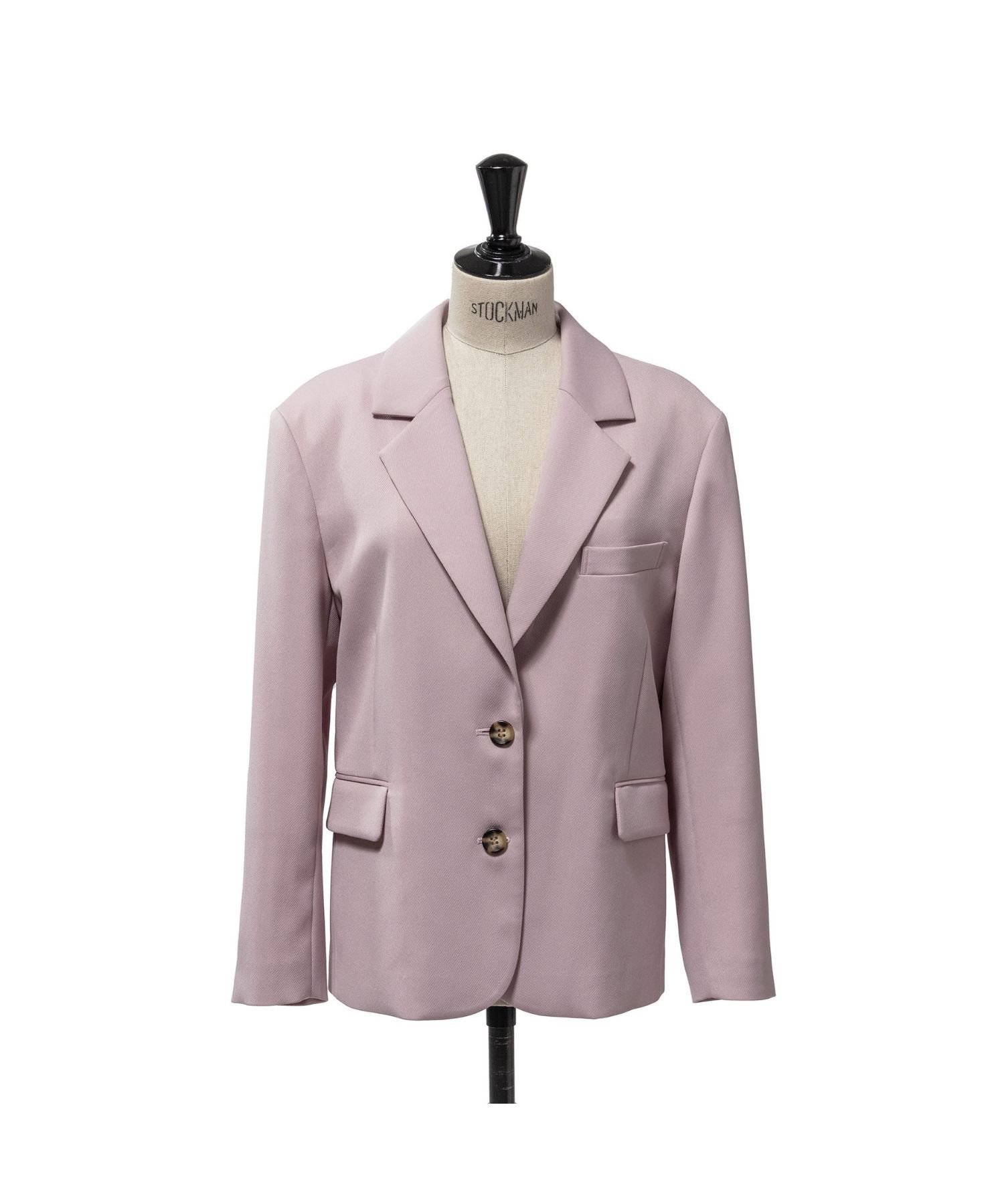 【ティーチ/TEECHI】の「ニュースタンダードジャケット」 スペリオウールミックス インテリア・キッズ・メンズ・レディースファッション・服の通販 founy(ファニー) 　ファッション　Fashion　レディースファッション　Fashion for Women　アウター　Coat / Outerwear Collection　レディースジャケット・軽アウター　Jackets　ジャケット　Jacket, Outerwear　セットアップ　Set-Up, Coordinated Outfit　デニム　Denim, Jeans Material　ミックス　Mix, Mixed Style　ワイド　Wide, Wide Fit　PINK|ID: prp329100004836036 ipo3291000000035225974