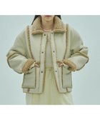 【ローズバッド/ROSE BUD】のFAUX MOUTON 2WAY JACKET 人気、トレンドファッション・服の通販 founy(ファニー) ファッション Fashion レディースファッション Fashion for Women アウター Coat / Outerwear Collection レディースジャケット・軽アウター Jackets コンパクト Compact, Small Size デニム Denim, Jeans Material フェミニン Feminine, Girly ベーシック Basic, Essential リバーシブル Reversible, Two-Sided 冬 Winter / This Winter 再入荷 Restock / Back in Stock おすすめ Recommended / Our Picks エレガント 上品 Elegant thumbnail OFF_WHITE|ID: prp329100004836038 ipo3291000000035225991