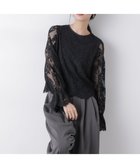【ナノ ユニバース/nano universe】のレーススカラップブラウス 人気、トレンドファッション・服の通販 founy(ファニー) ファッション Fashion レディースファッション Fashion for Women トップス・カットソー Cut & Sew Tops シャツ・ブラウス・オフィスカジュアル Elegant Blouses & Button-Ups アクセサリー Fashion Accessories シャーリング Shirring, Ruched スカラップ Scallop, Scalloped Edge スリーブ Sleeve, Long Sleeve / Short Sleeve デニム Denim, Jeans Material バランス Balance, Style Balance ボトム Bottoms, Lower Wear ラッセル Raschel, Raschel Lace レース Lace, Lace Fabric ロング Long, Long-Length 2026年 2026 thumbnail ブラック|ID: prp329100004836044 ipo3291000000035226057