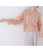 【ナノ ユニバース/nano universe】のレーススカラップブラウス 人気、トレンドファッション・服の通販 founy(ファニー) ファッション Fashion レディースファッション Fashion for Women トップス・カットソー Cut & Sew Tops シャツ・ブラウス・オフィスカジュアル Elegant Blouses & Button-Ups アクセサリー Fashion Accessories シャーリング Shirring, Ruched スカラップ Scallop, Scalloped Edge スリーブ Sleeve, Long Sleeve / Short Sleeve デニム Denim, Jeans Material バランス Balance, Style Balance ボトム Bottoms, Lower Wear ラッセル Raschel, Raschel Lace レース Lace, Lace Fabric ロング Long, Long-Length 2026年 2026 thumbnail ピンクベージュ6|ID: prp329100004836044 ipo3291000000035226059