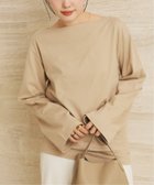 【プラージュ/Plage】のLong Sleeves Blousing Teeシャツ 人気、トレンドファッション・服の通販 founy(ファニー) ファッション Fashion レディースファッション Fashion for Women トップス・カットソー Cut & Sew Tops シャツ・ブラウス・オフィスカジュアル Elegant Blouses & Button-Ups リラックス Relax, Relaxed Fit thumbnail ベージュ|ID: prp329100004836046 ipo3291000000035226068