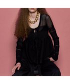 【メゾンスペシャル/MAISON SPECIAL】のSheer Peplum Cardigan 人気、トレンドファッション・服の通販 founy(ファニー) ファッション Fashion レディースファッション Fashion for Women トップス・カットソー Cut & Sew Tops カーディガン・羽織り Layered Style Cardigans キャミ Camisole, Cami Top シアー Sheer, See-Through タンク Tank Top, Sleeveless Top フレア Flare, Flared フロント Front, Front Design リボン Ribbon, Bow 秋 Autumn thumbnail BLK|ID: prp329100004836053 ipo3291000000035226151