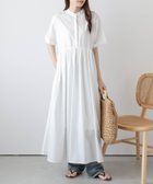 【ラジュール/Lajour】のギャザーシャツワンピース 人気、トレンドファッション・服の通販 founy(ファニー) ファッション Fashion レディースファッション Fashion for Women ワンピース Dresses シャツワンピース / 1枚で着映えコーデ Shirt Dresses ギャザー Gathered, Ruffled 無地 Plain, Solid Color thumbnail 半袖ホワイト|ID: prp329100004836078 ipo3291000000035226345