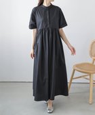 【ラジュール/Lajour】のギャザーシャツワンピース 人気、トレンドファッション・服の通販 founy(ファニー) ファッション Fashion レディースファッション Fashion for Women ワンピース Dresses シャツワンピース / 1枚で着映えコーデ Shirt Dresses ギャザー Gathered, Ruffled 無地 Plain, Solid Color thumbnail 半袖ブラック|ID: prp329100004836078 ipo3291000000035226346