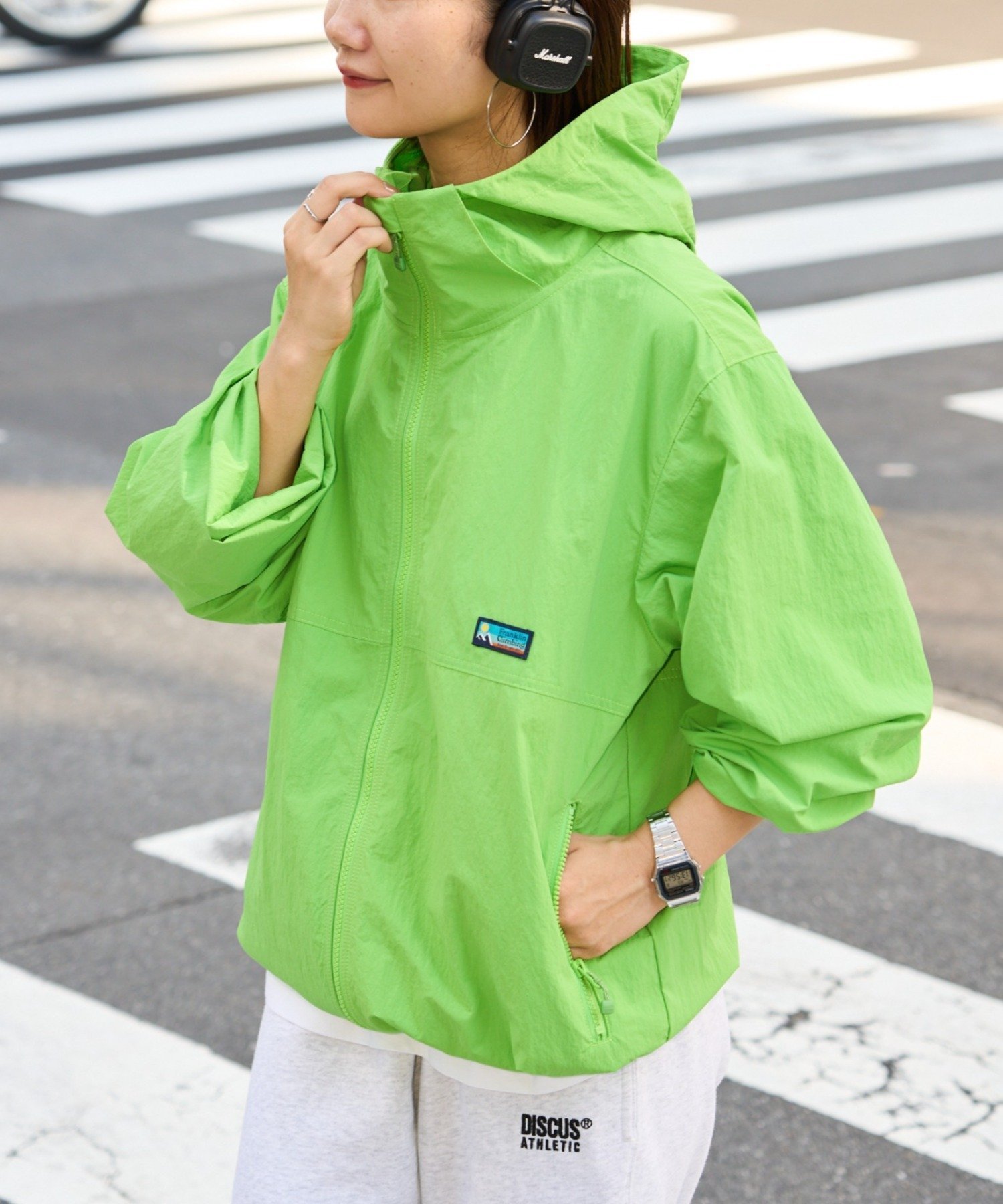 【チャオパニックティピー/CIAOPANIC TYPY】の【Franklin Climbing】ユニセックスマウンテンジップパーカー インテリア・キッズ・メンズ・レディースファッション・服の通販 founy(ファニー) 　ファッション　Fashion　レディースファッション　Fashion for Women　トップス・カットソー　Cut & Sew Tops　レディースパーカー・カジュアルフーディー　Casual Hoodies & Sweatshirts　アウトドア　Outdoor Clothing　ジャケット　Jacket, Outerwear　スピンドル　Spindle, Drawcord　ドローコード　Drawcord, Drawstring Cord　定番　Standard, Basic Item　人気　Popular, Best Seller　パーカー　Hoodie, Parka　リラックス　Relax, Relaxed Fit　おすすめ　Recommended / Our Picks　ライムグリーン|ID: prp329100004836088 ipo3291000000035226449