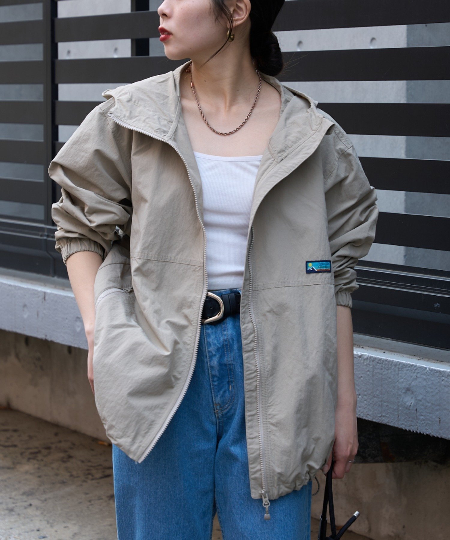 【チャオパニックティピー/CIAOPANIC TYPY】の【Franklin Climbing】ユニセックスマウンテンジップパーカー インテリア・キッズ・メンズ・レディースファッション・服の通販 founy(ファニー) 　ファッション　Fashion　レディースファッション　Fashion for Women　トップス・カットソー　Cut & Sew Tops　レディースパーカー・カジュアルフーディー　Casual Hoodies & Sweatshirts　アウトドア　Outdoor Clothing　ジャケット　Jacket, Outerwear　スピンドル　Spindle, Drawcord　ドローコード　Drawcord, Drawstring Cord　定番　Standard, Basic Item　人気　Popular, Best Seller　パーカー　Hoodie, Parka　リラックス　Relax, Relaxed Fit　おすすめ　Recommended / Our Picks　グレー|ID: prp329100004836088 ipo3291000000035226456